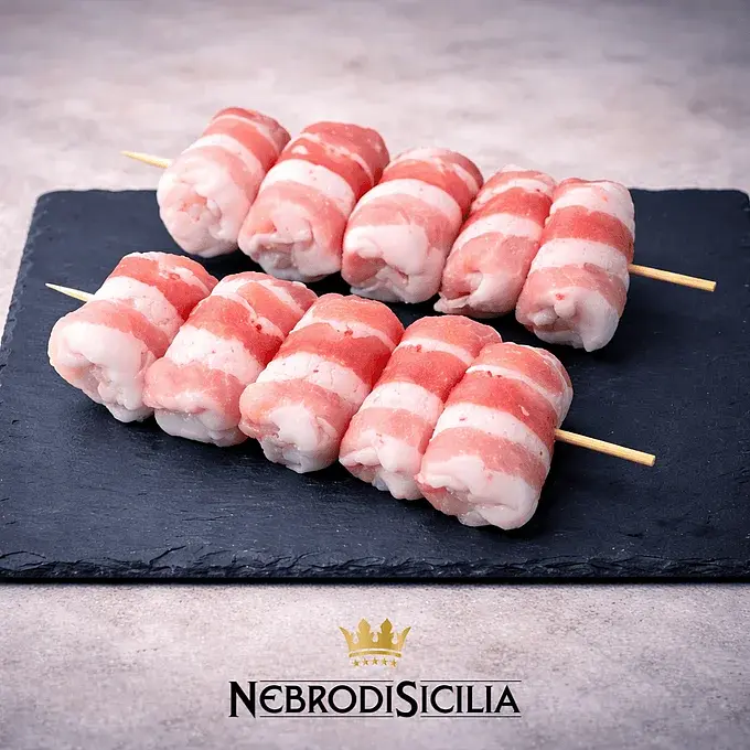 Involtino alla Pancetta – Nebrodi Sicilia - Prodotti Tipici