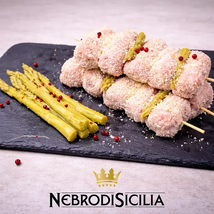 Braciole Siciliane - Asparagi - Pancetta - Macelleria Siciliana